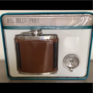 BILL ADLER BROWN CLASSY FLASK - NEW IN BOX